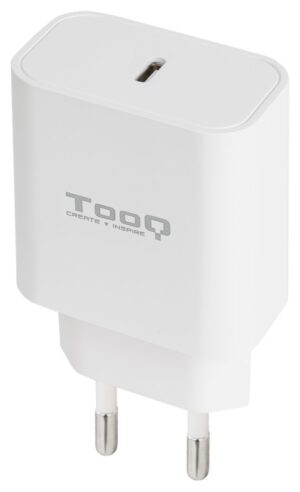 CARGADOR DE PARED TOOQ USB-C PD3.0 20W BLANCO