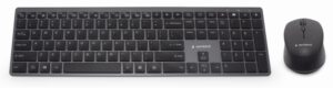 COMBO TECLADO RATON GEMBIRD BUSINESS SLIM RETROILUMINADO INALAMBRICO ES NEGRO