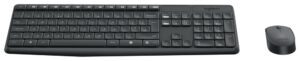 COMBO TECLADO RATON LOGITECH MK235 RF INALAMBRICO GRIS
