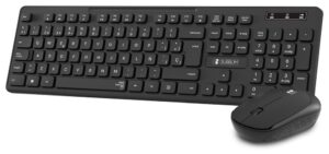 COMBO TECLADO RATON SUBBLIM BUSINESS SLIM SILENCIOSO RF INALAMBRICO NEGRO