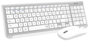COMBO TECLADO RATON SUBBLIM DUAL PRESTIGE BLUETOOTH PLATA/BLANCO