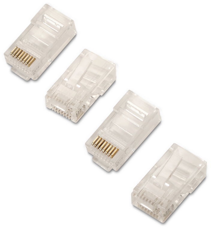 CONECTOR AISENS RJ45 8 HILOS CAT.5E AWG24 (100 UDS)