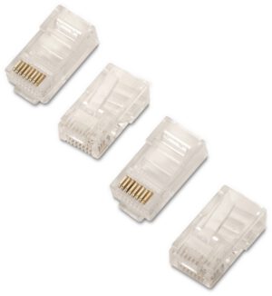CONECTOR AISENS RJ45 8 HILOS CAT.6 AWG24 10 UDS