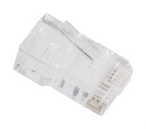 CONECTOR LANBERG CAT.6 UTP 8P8C PASS THROUGH TYPE 100PCS