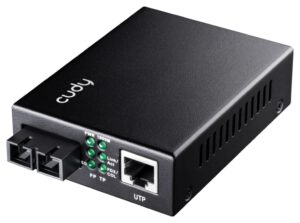 CONVERSOR CUDY 10/100/1000M GIGABIT ETHERNET MEDIA CONVERTER
