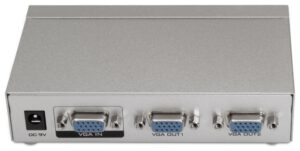 DUPLICADOR AISENS SVGA PARA 2 MONITORES CON ALIMENTACION