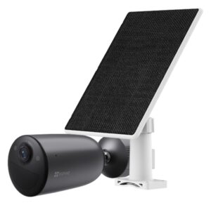 EZVIZ KIT CAMARA IP EB3 4G EXT 2K VIS.NOCT WI DETEC COCHES-HUMAN BK+KIT SOLAR