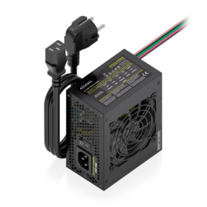 FUENTE ALIMENTACION AISENS SFX 500W CABLE ALIMENTACION OEM NEGRA