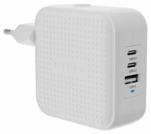 HYPER 70W USB-C GAN TRAVEL CHARGER (3C+1A) - WHITE