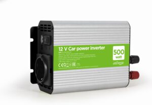 INVERSOR DE CORRIENTE GEMBIRD PARA COCHE DE 12V 500W
