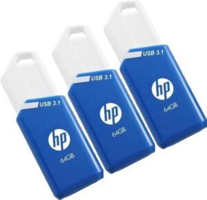MEMORIA USB 3.1 HP 3x64GB X755W PACK AZUL