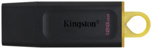 MEMORIA USB 3.2 KINGSTON 128GB DATATRAVELER EXODIA NEGRO DORADO