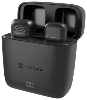 MICROFONO PARA SMARTPHONE NATEC HOPPER LAVALIER WIRELESS LIGHTNING