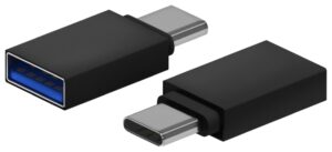 MINI ADAPTADOR AISENS ALUMINIO USB 3.2 GEN1 3A USB-C/M-A/H NEGRO