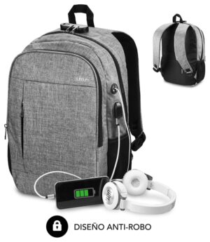 MOCHILA SUBBLIM URBAN LOCK BACKPACK 16" GREY