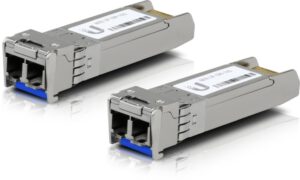 MODULO SFP+ UBIQUITI UACC-OM-SM-10G-D-2 UFIBER TRANSCEIVER SM 2PACK