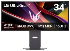 MONITOR LG ULTRAGEAR 34G600A-B.AEU 34" VA ULTRAWIDE QHD 160HZ HDR10 CURVO