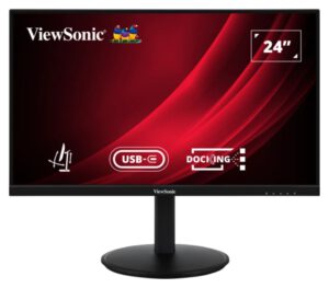 MONITOR VIEWSONIC 24" VG2409-U FHD IPS 2 X HDMI DP IN OUT USB C RJ45 ERGO