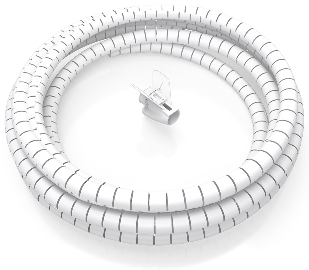 ORGANIZADOR CABLE AISENS EN ESPIRAL 25MM BLANCO 1.0M