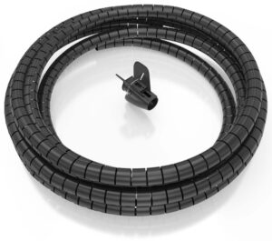 ORGANIZADOR CABLE AISENS EN ESPIRAL 25MM NEGRO 6.0M