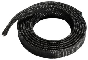ORGANIZADOR CABLES AISENS POLIESTER 20MM NEGRO 1mt