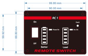 PANEL CONTROL REMOTO GEMBIRD PARA EG-PWC-PS INVERSORES
