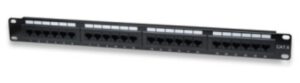 PANEL DE CONEXIONES WP CAT 6 UTP 24 PUERTOS RJ45, 1U