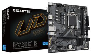 PLACA BASE GIGABYTE B760M E DDR5 7200 MHz