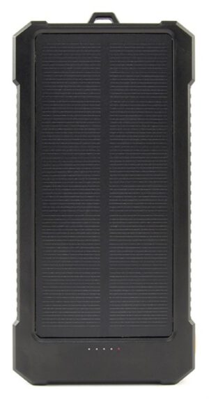 POWERBANK SOLAR GEMBIRD 10000 mAh NEGRO
