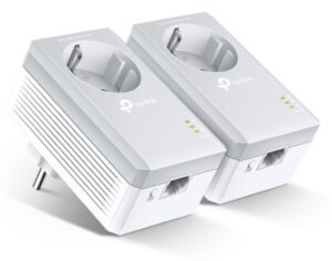 POWERLINE TP-LINK AV600 KIT 2 UDS 1 PORT CON ENCHUFE