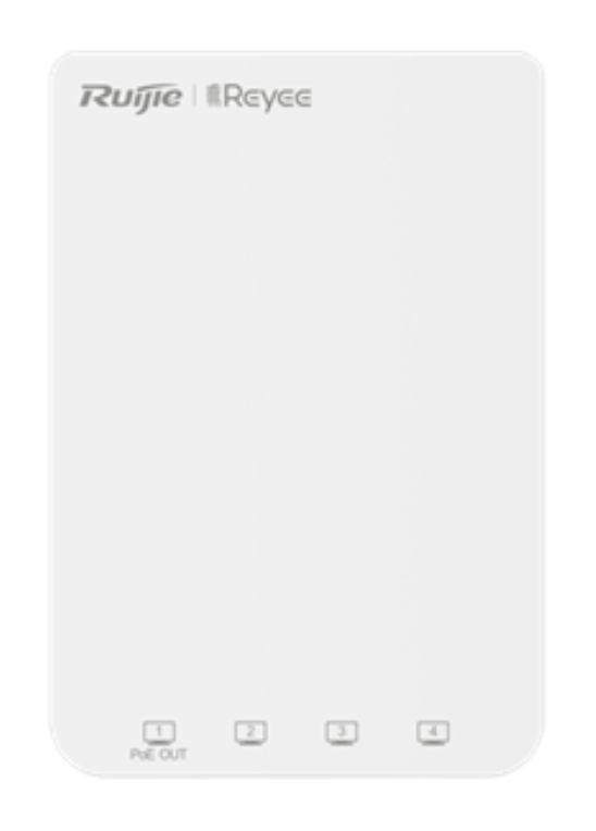 PUNTO DE ACCESO RUIJIE REYEE RG-RAP1200P WIFI5 PARED GIGALAN 4p POE OUT