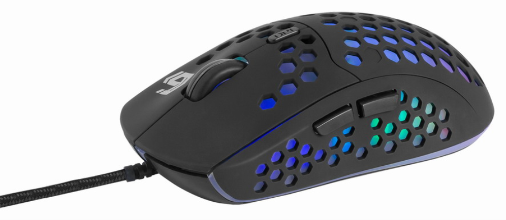 RATON GAMING GEMBIRD USB CON RETROILUMINACION RGB, 6 BOTONES