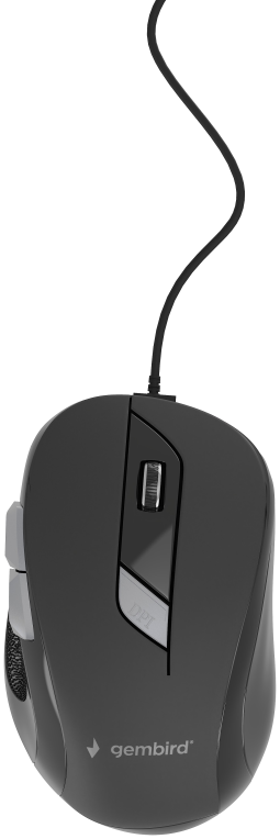 RATON GEMBIRD MUS-6B-01 OPTICO 1000 DPI NEGRO USB