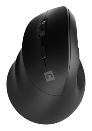 RATON NATEC CRAKE 2 VERTICAL ZURDO DUAL 2400 DPI NEGRO BLUETOOTH PILAS