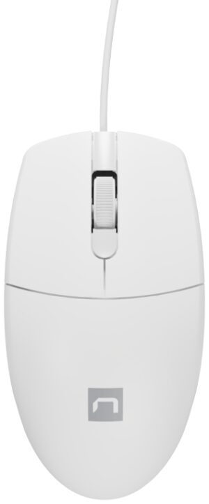 RATON NATEC RUFF 2 1000DPI OPTICO BLANCO USB