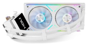 REFRIGERACION LIQUIDA NOX HUMMER M-240 240MM LCD MAGNETICO ARGB BLANCO