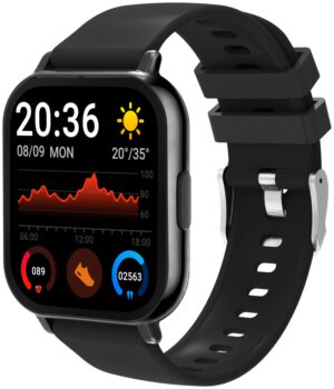 SMARTWATCH DENVER BLUETOOTH CON FRECUENCIA CARDIACA Y PRESION ARTERIAL NEGRO
