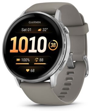 SMARTWATCH GARMIN VENU 4 45 MM BISEL PLATEADO