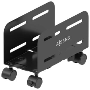 SOPORTE AISENS CPU METALICO AJUSTABLE DE SUELO NEGRO
