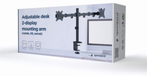 SOPORTE DE PARED GEMBIRD PARA TV (INCLINABLE) 2 PANTALLAS 17-32'' HASTA 9 KG