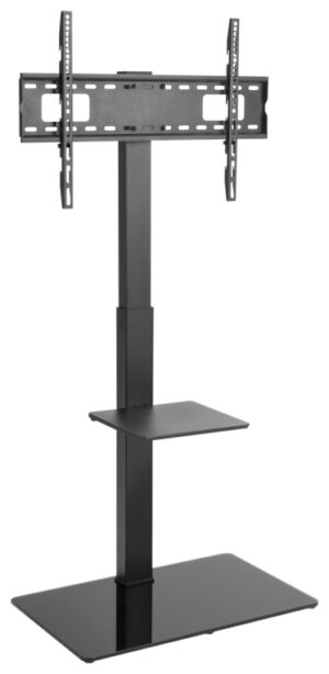 SOPORTE DE SUELO AISENS CON BANDEJA DVD 37"-70" 40KG