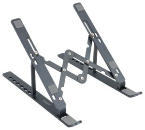SOPORTE ELEVADOR TOOQ ALUMINIO PLEGABLE PORTATILES GRIS