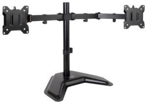 SOPORTE MESA TOOQ 2 PANTALLAS 17"-32" NEGRO