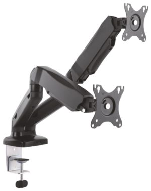 SOPORTE MONITOR AISENS CONTRAPESO GIRATORIO INCLINABLE 2 BRZ 9KG 13"-32" NEGRO