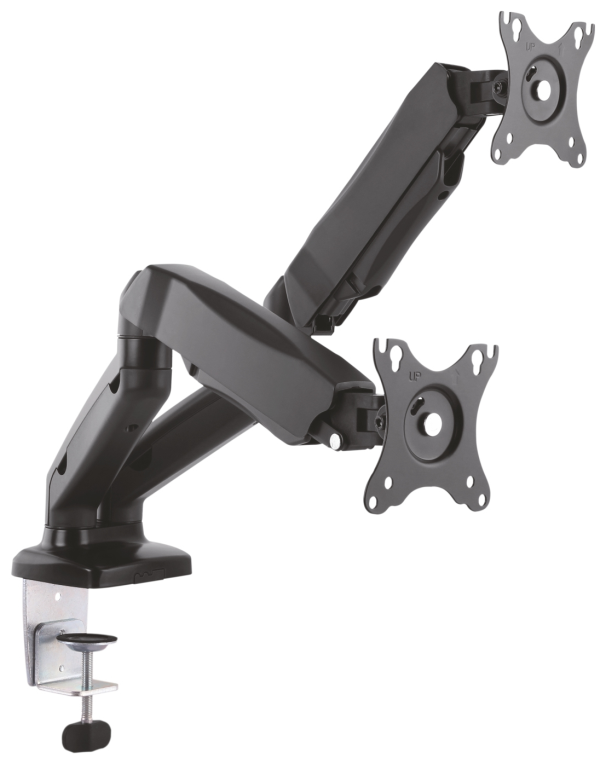 SOPORTE MONITOR AISENS CONTRAPESO GIRATORIO INCLINABLE 2 BRZ 9KG 13"-32" NEGRO