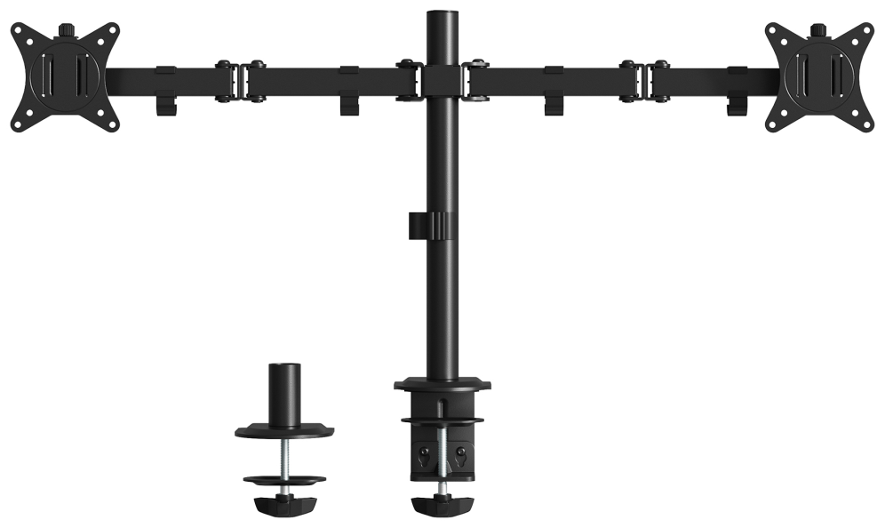 SOPORTE MONITOR EWENT 2 MONITOR 9KG 17"-34" VESA 75x75 o 100x100