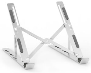 SOPORTE PORTATIL SOBREMESA AISENS AJUSTABLE PLATA