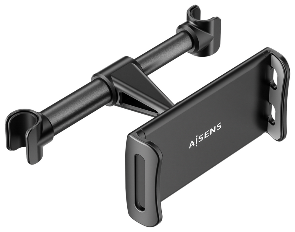 SOPORTE TABLET AISENS COCHE AJUSTABLE (1 PIVOTE) REPOSACABEZAS NEGRO