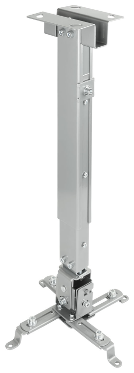 SOPORTE TECHO PROYECTOR TOOQ PJ2012T-SPLATA 130/430 - 650 mm MAX 20 KG