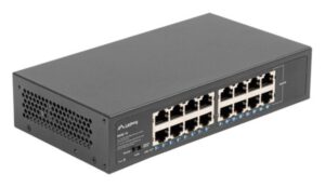 SWITCH LANBERG 16 PUERTOS GIGABIT ETHERNET RACK 10"/19"